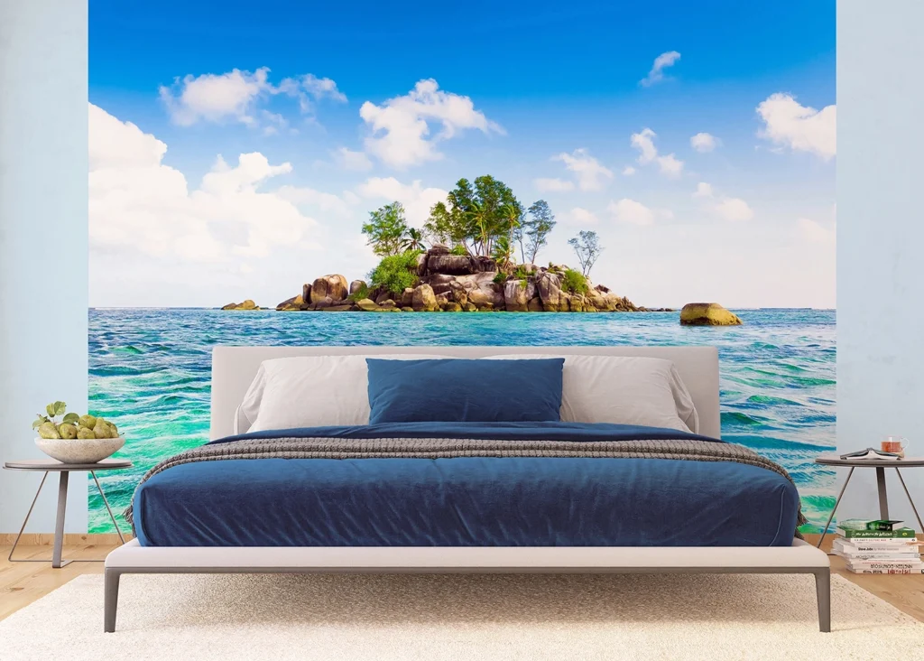 Custom Size Wall Mural Dream Island | Premium Non-Woven Wallpaper | FTNXXL1120 2
