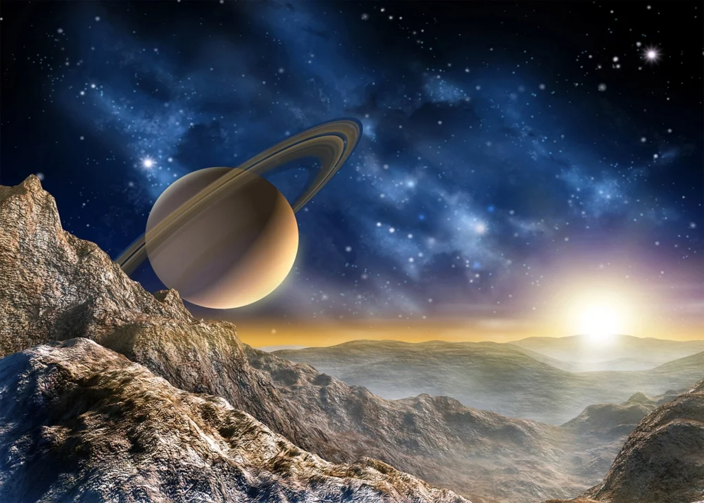 Wall Mural Saturn, 375 x 270 cm, FTNXXL 1126