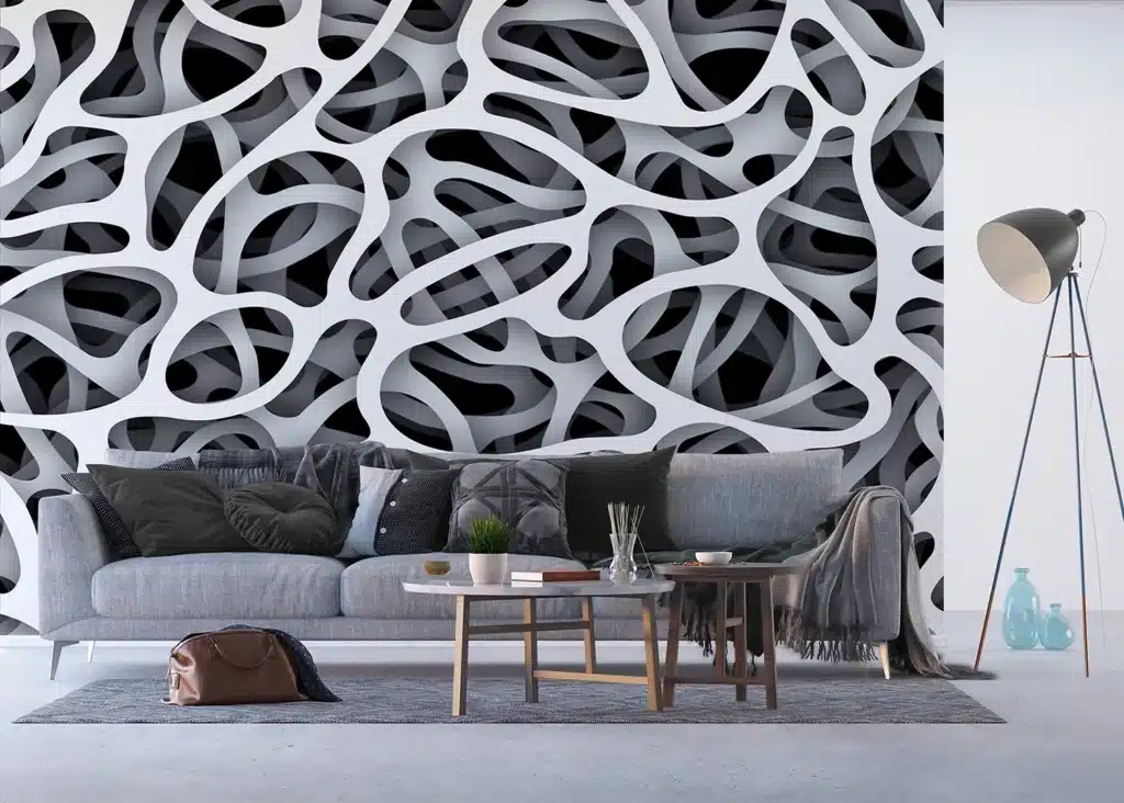 Custom Size Wall Mural 3D Abstraction | Premium Non-Woven Wallpaper | FTNXXL1128 2
