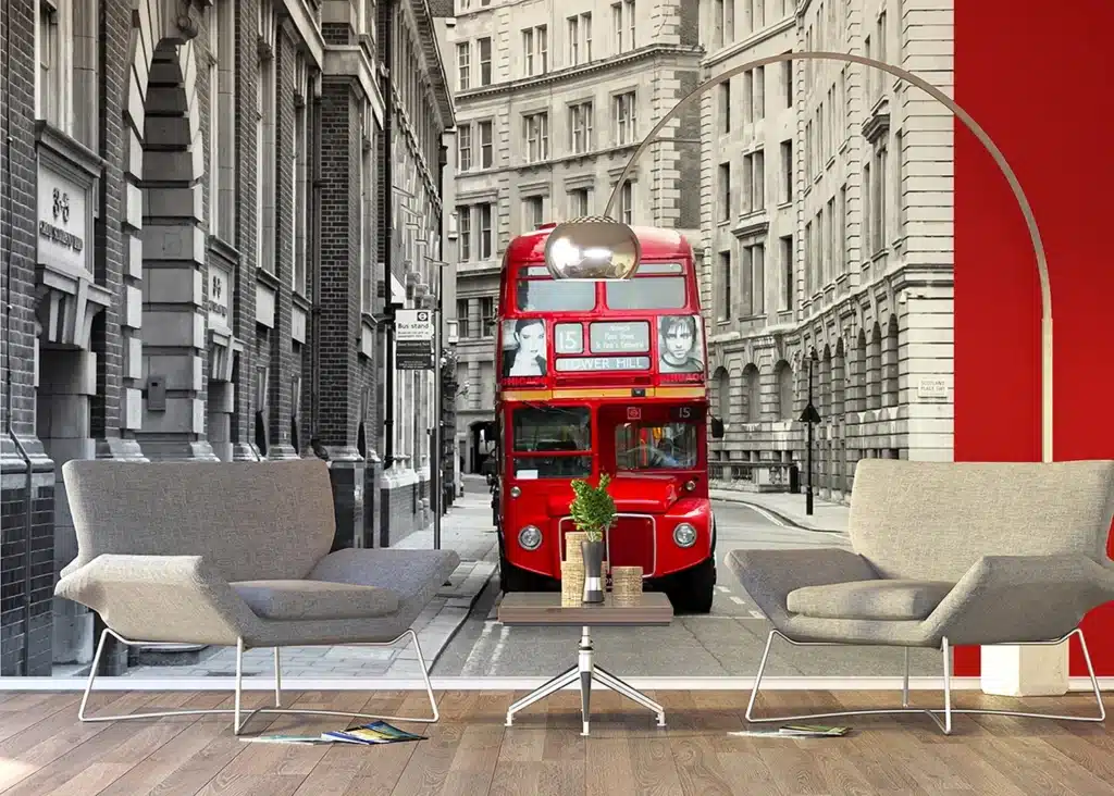 Wall Mural Double Decker, 375 x 270 cm, FTNXXL 1132 2