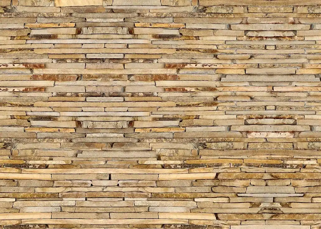 Custom Size Wall Mural Stone Wall | Premium Non-Woven Wallpaper | FTNXXL1143 1