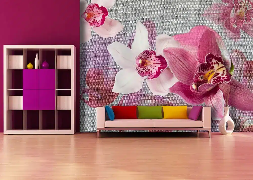 Custom Size Wall Mural Orchids | Premium Non-Woven Wallpaper | FTNXXL1148 2