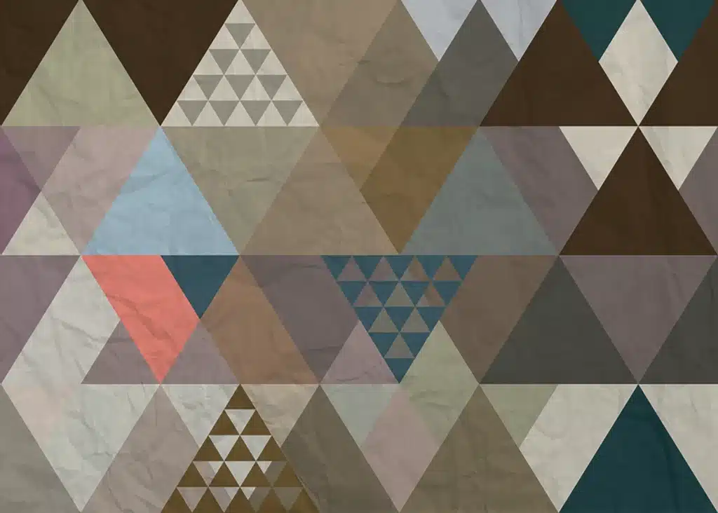 Custom Size Wall Mural Triangles | Premium Non-Woven Wallpaper | FTNXXL1222 1