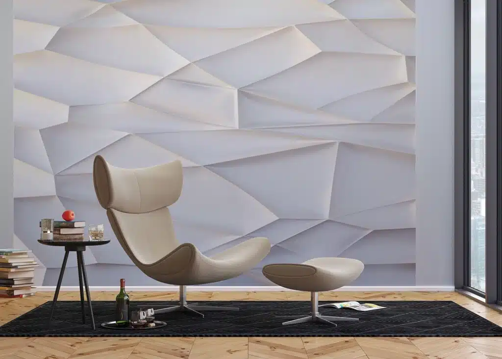 Custom Size Wall Mural Beige Pattern | Premium Non-Woven Wallpaper | FTNXXL1225 2