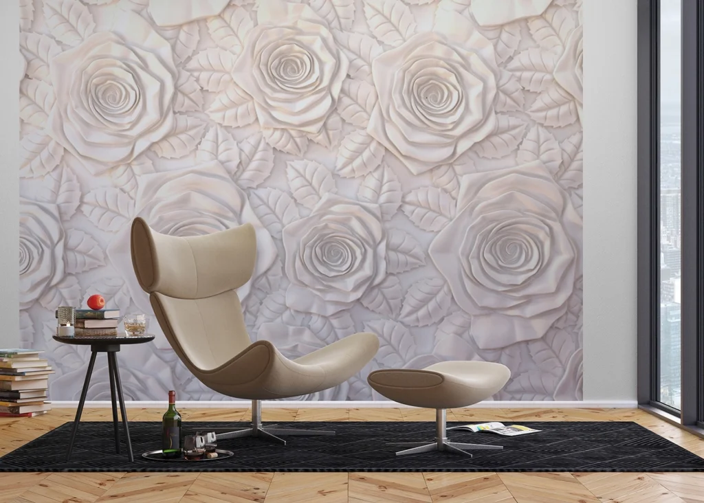 Wall Mural Wall of Roses, 375 x 270 cm, FTNXXL 1226 2