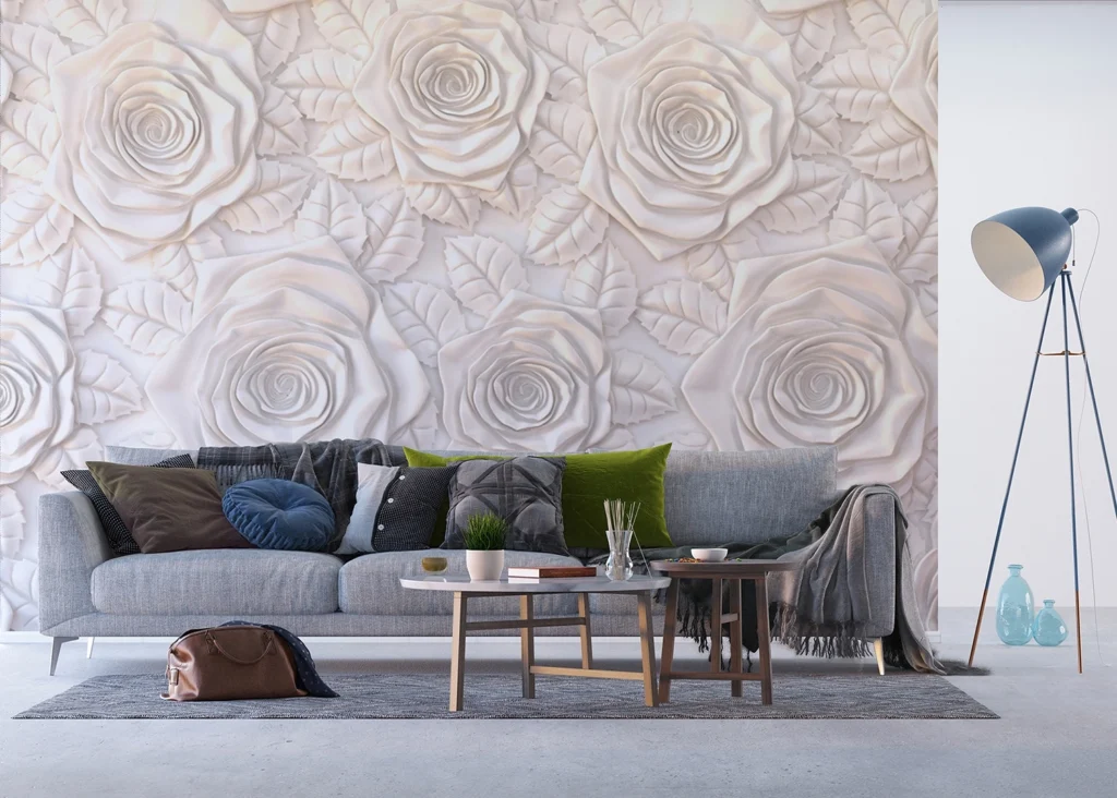 Wall Mural Wall of Roses, 375 x 270 cm, FTNXXL 1226 3