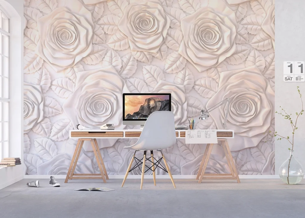 Wall Mural Wall of Roses, 375 x 270 cm, FTNXXL 1226 5