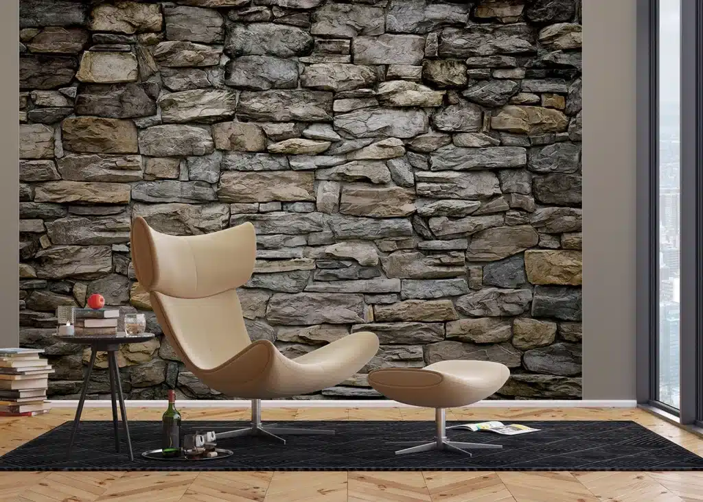 Custom Size Wall Mural Stacked Stones | Premium Non-Woven Wallpaper | FTNXXL1228 2