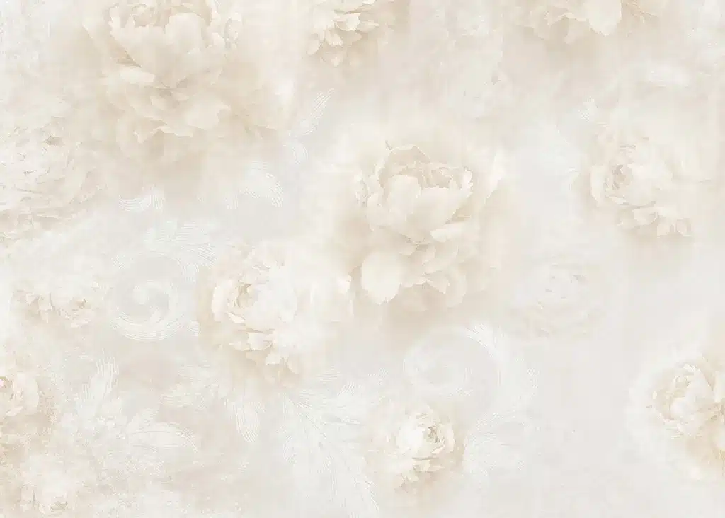 Custom Size Wall Mural Subtle Roses | Premium Non-Woven Wallpaper | FTNXXL1231 1