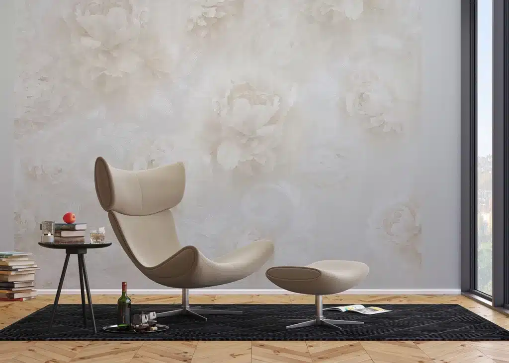 Custom Size Wall Mural Subtle Roses | Premium Non-Woven Wallpaper | FTNXXL1231 3