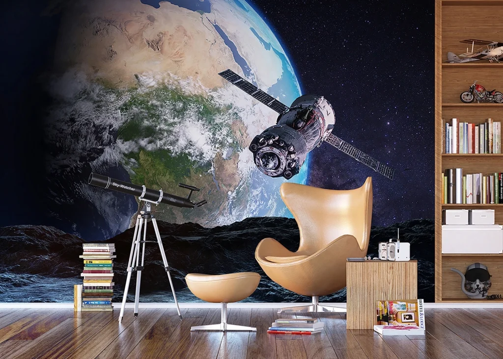Custom Size Wall Mural Space | Premium Non-Woven Wallpaper | FTNXXL1233 2