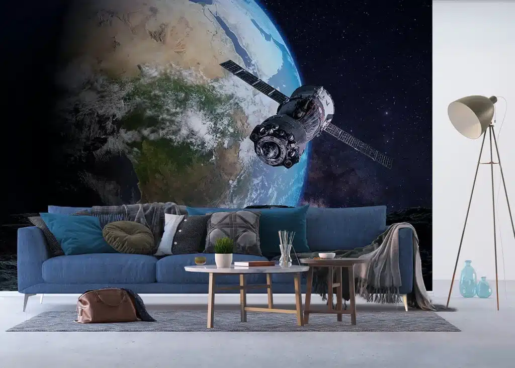 Custom Size Wall Mural Space | Premium Non-Woven Wallpaper | FTNXXL1233 4