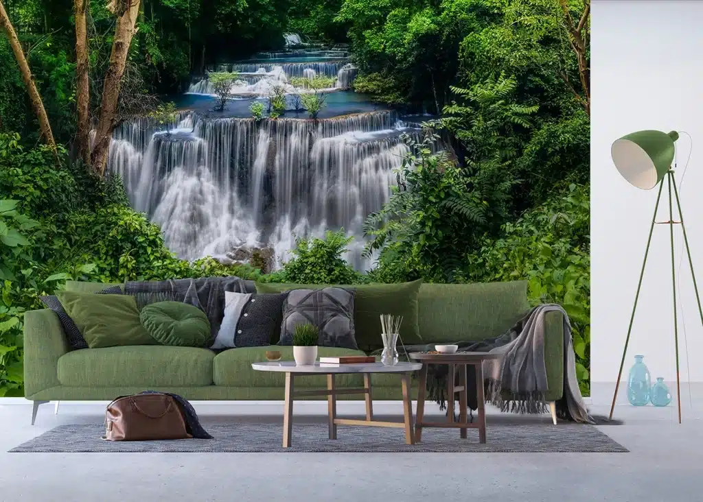 Custom Size Wall Mural Waterfall | Premium Non-Woven Wallpaper | FTNXXL1236 3