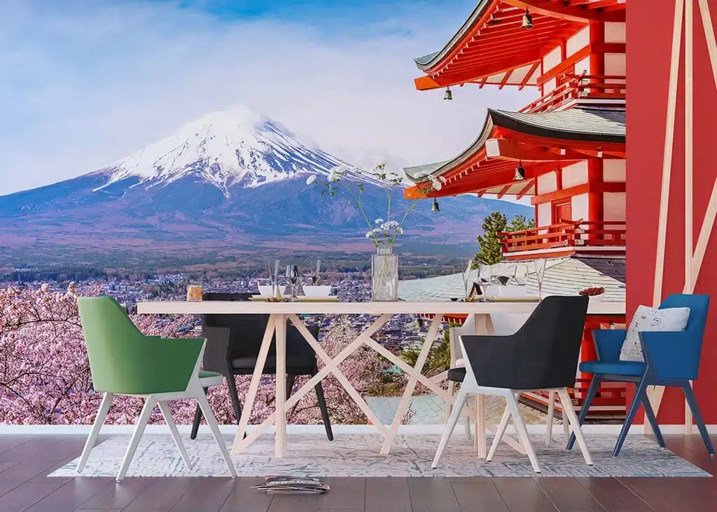 Custom Size Wall Mural Mount Fuji | Premium Non-Woven Wallpaper | FTNXXL1238