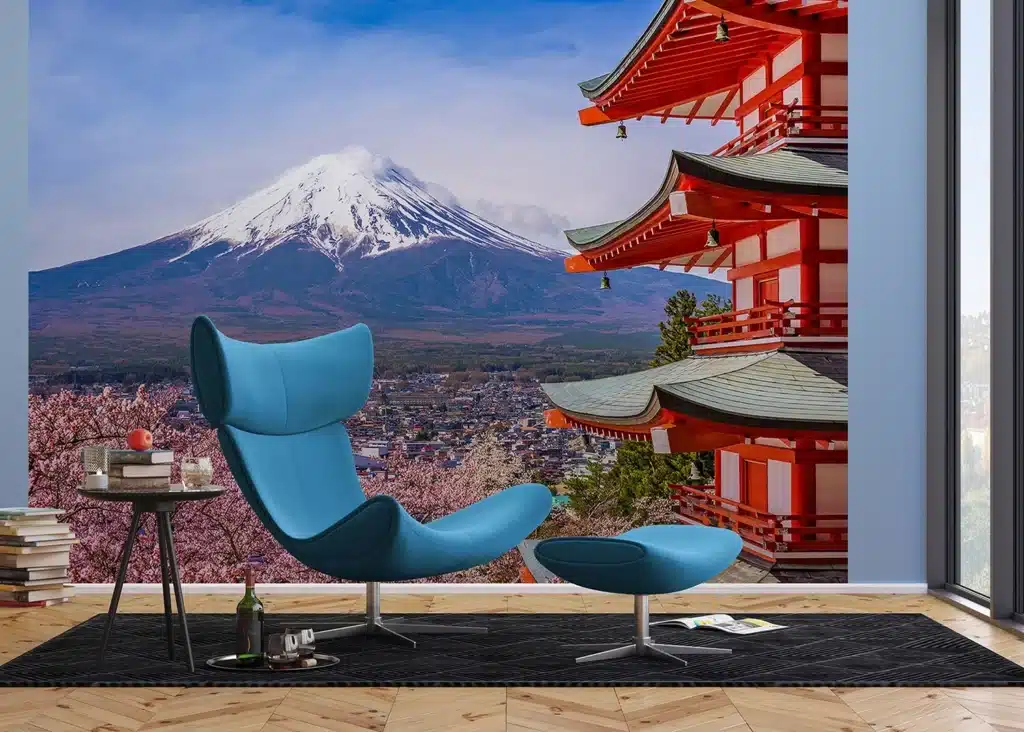 Custom Size Wall Mural Mount Fuji | Premium Non-Woven Wallpaper | FTNXXL1238 2