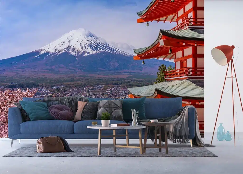 Custom Size Wall Mural Mount Fuji | Premium Non-Woven Wallpaper | FTNXXL1238 3