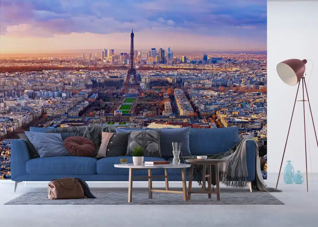 Custom Size Wall Mural Paris | Premium Non-Woven Wallpaper | FTNXXL2401 5