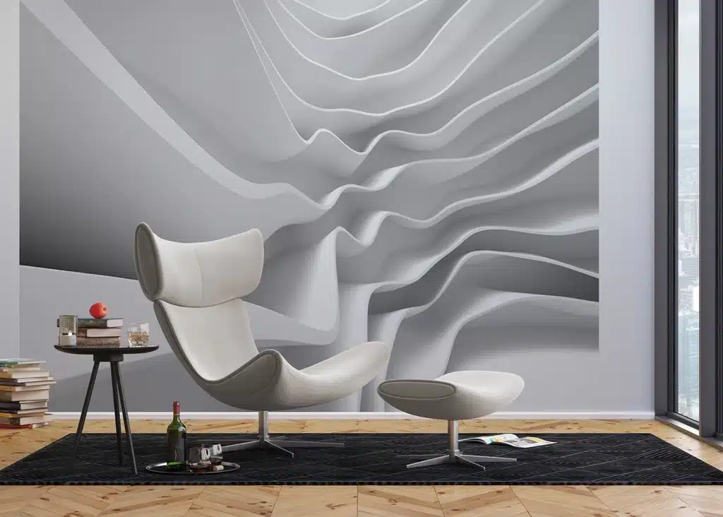 Custom Size Wall Mural Wave | Premium Non-Woven Wallpaper | FTNXXL2403