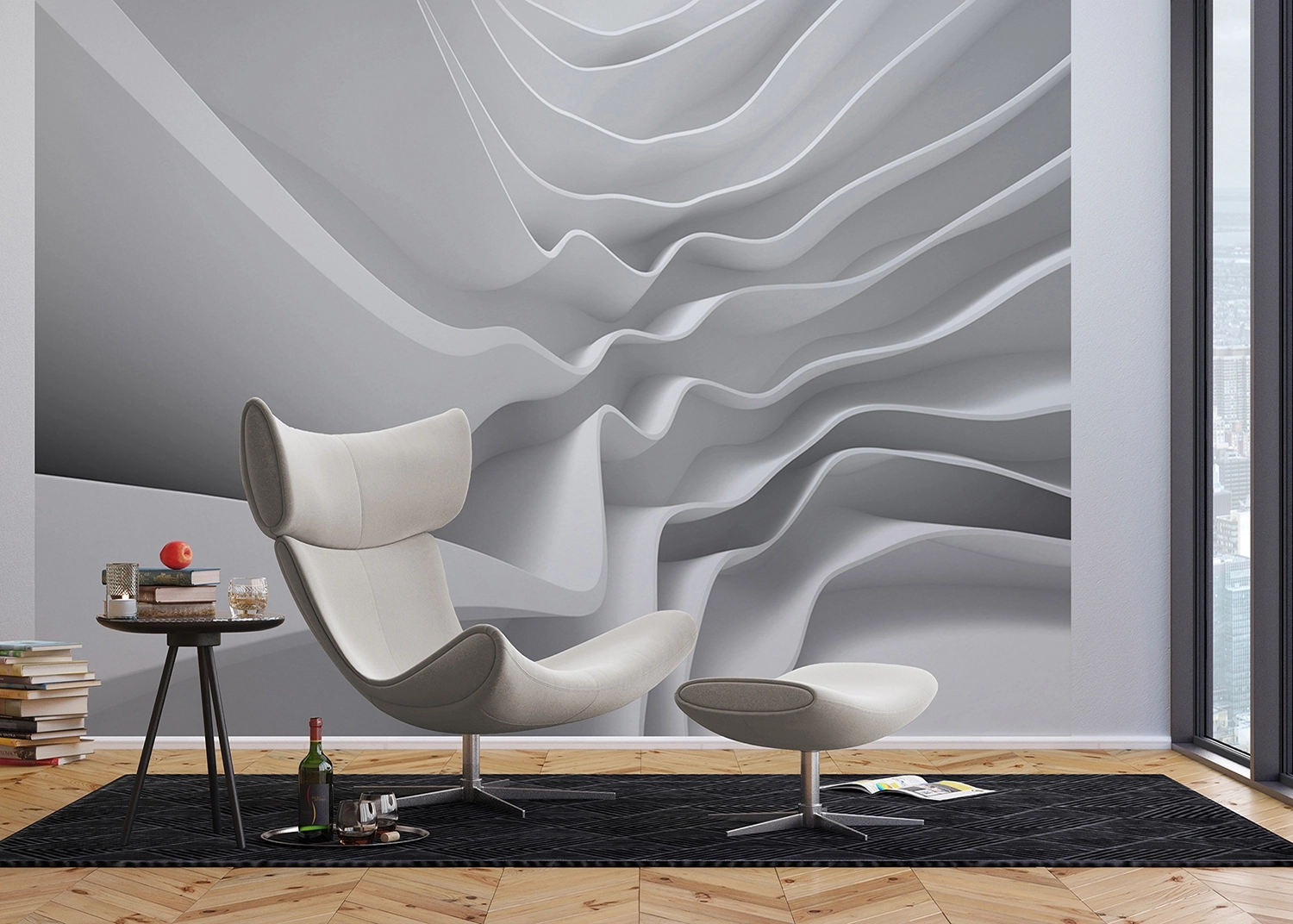 Wall Mural Wave, 375 x 270 cm, FTNXXL 2403