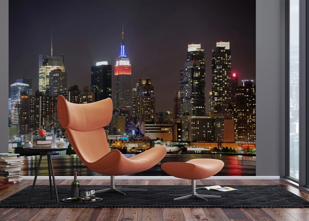 Custom Size Wall Mural Night | Premium Non-Woven Wallpaper | FTNXXL2411 3