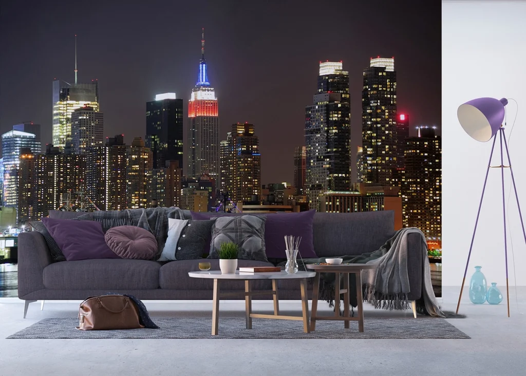 Custom Size Wall Mural Night | Premium Non-Woven Wallpaper | FTNXXL2411