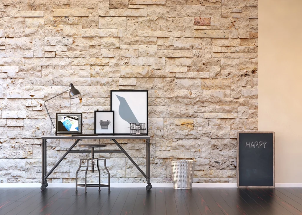 Wall Mural Beige Bricks, 375 x 270 cm, FTNXXL 2412 8