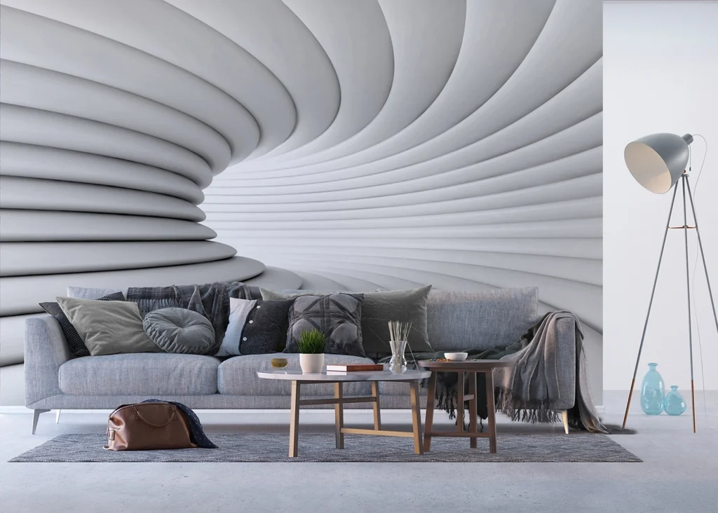 Wall Mural Futuristic Abstraction, 375 x 270 cm, FTNXXL 2417 4