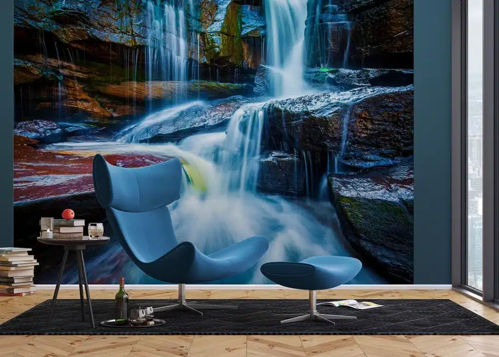 Custom Size Wall Mural Waterfall | Premium Non-Woven Wallpaper | FTNXXL2426