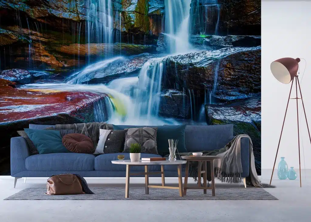Custom Size Wall Mural Waterfall | Premium Non-Woven Wallpaper | FTNXXL2426 3