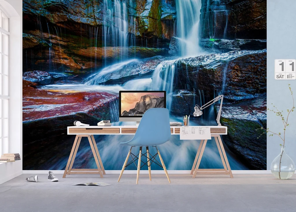 Custom Size Wall Mural Waterfall | Premium Non-Woven Wallpaper | FTNXXL2426 5