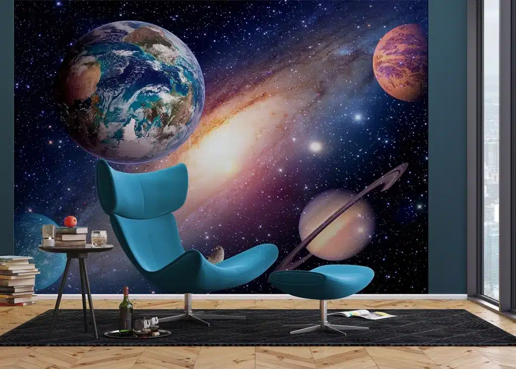 Custom Size Wall Mural Universe | Premium Non-Woven Wallpaper | FTNXXL2485