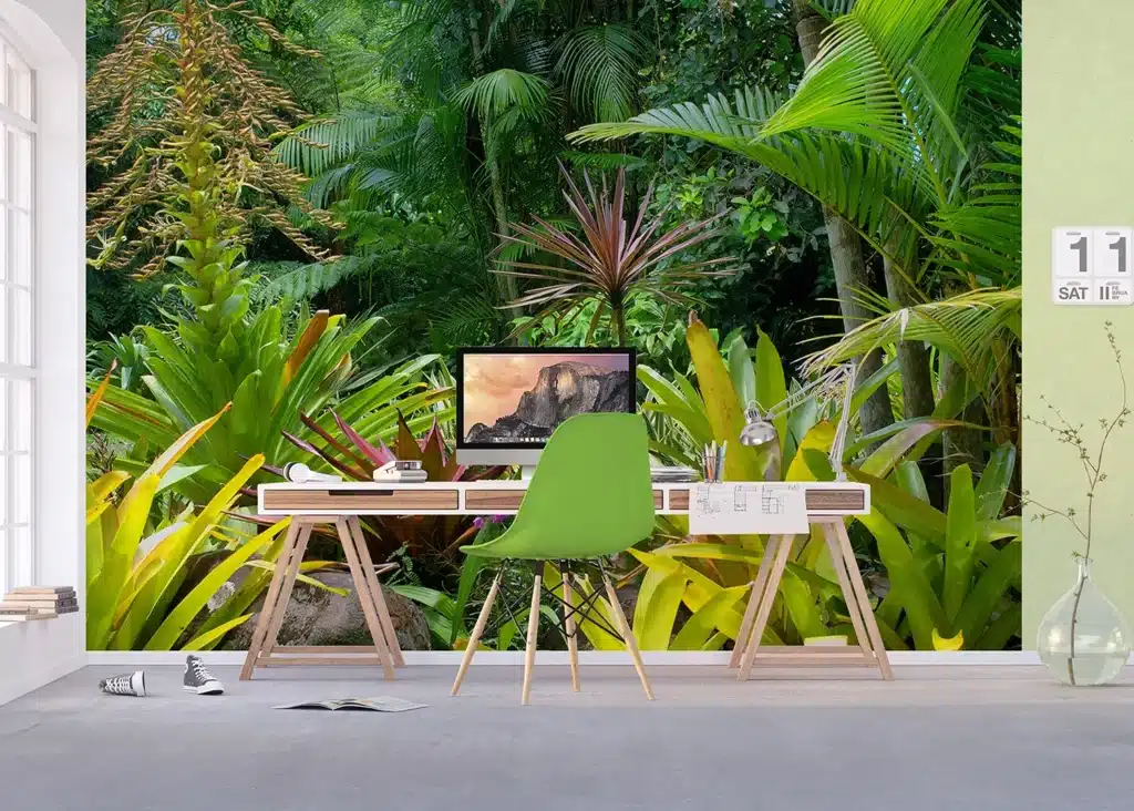 Custom Size Wall Mural Jungle | Premium Non-Woven Wallpaper | FTNXXL2490 3