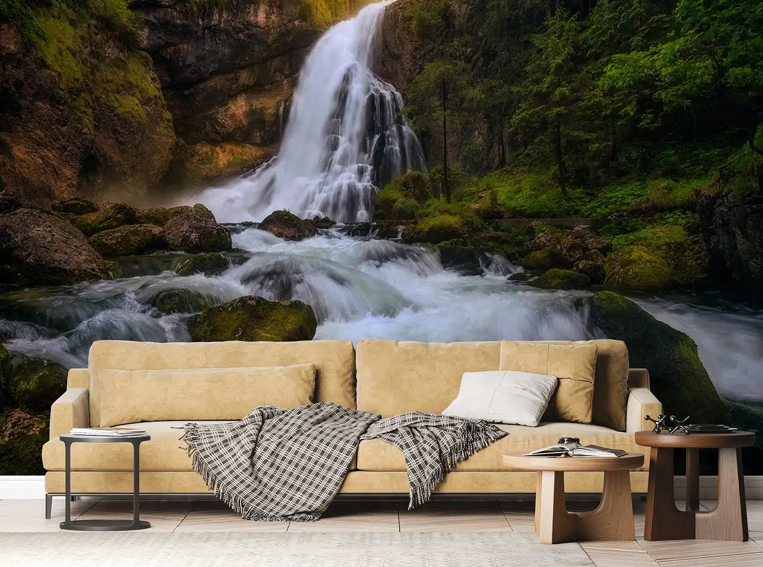 Custom Size Wall Mural Nature Rush | Premium Non-Woven Wallpaper | FTNXXL3006 2