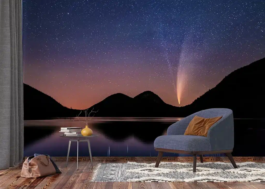 Custom Size Wall Mural Starry Sky | Premium Non-Woven Wallpaper | FTNXXL3030 3