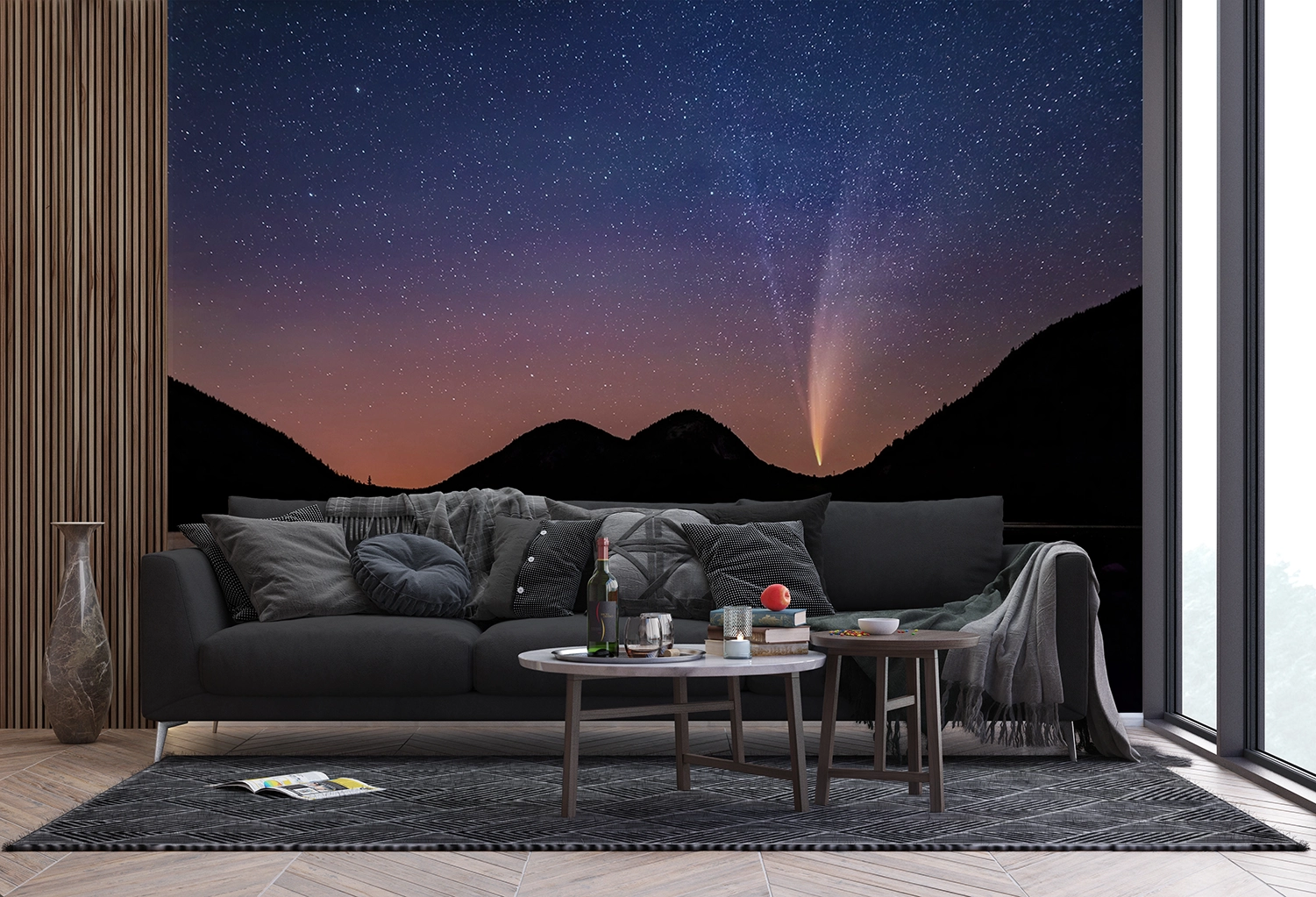 Wall Mural Starry Sky, 375 x 270 cm, FTNXXL 3030