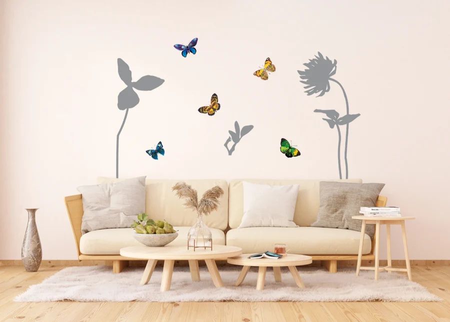 Wall Sticker Butterflies, 65 x 85 cm, F 0405 - Image 4