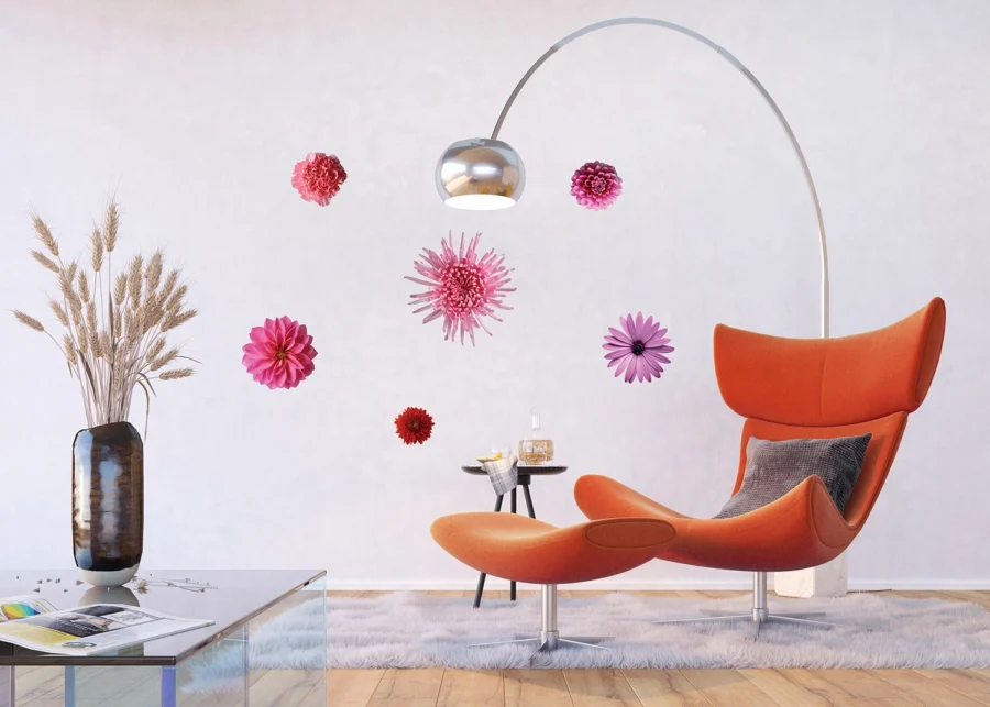 Wall Stickers Flowers, 65 x 85 cm, F 0406 - Image 4