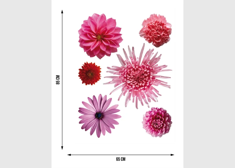Wall Stickers Flowers, 65 x 85 cm, F 0406 - Image 5