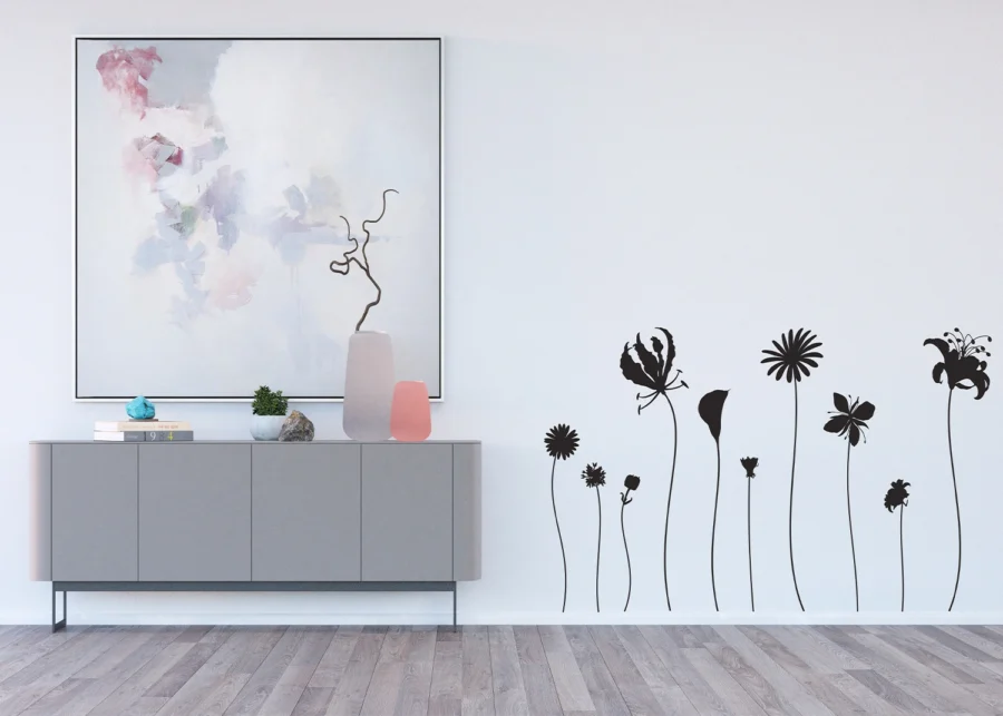 Wall Sticker Flowers, 65 x 85 cm, F 0441 - Image 4