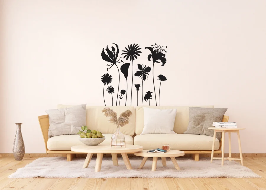 Wall Sticker Flowers, 65 x 85 cm, F 0441 - Image 3
