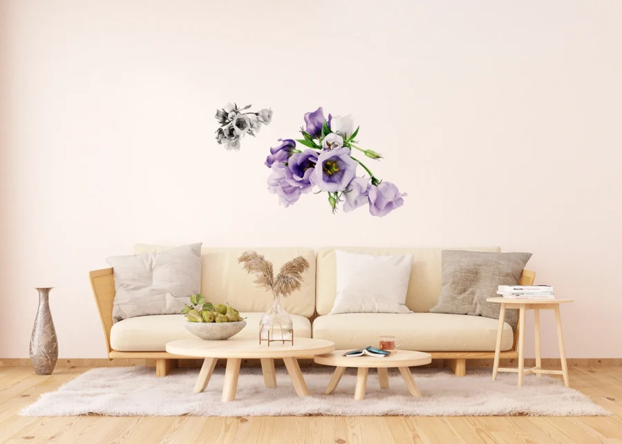 Wall Stickers Flowers, 65 x 85 cm, F 1029 - Image 4