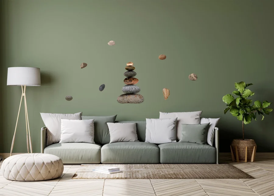 Wall Stickers Stones, 65 x 85 cm, F 1036 - Image 4