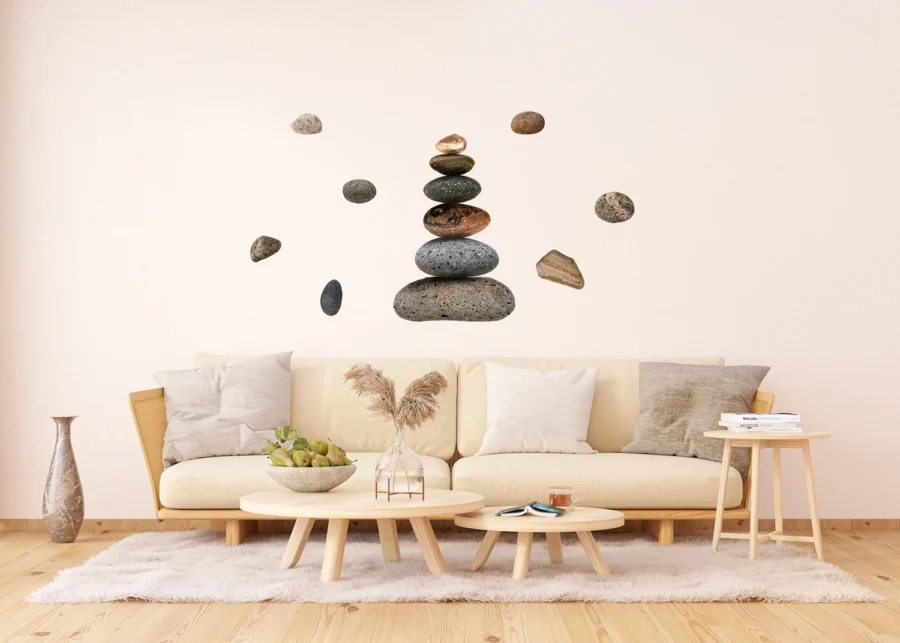 Wall Stickers Stones, 65 x 85 cm, F 1036 - Image 3