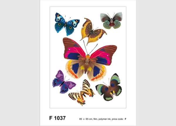 Wall Stickers Butterflies, 65 x 85 cm, F1037