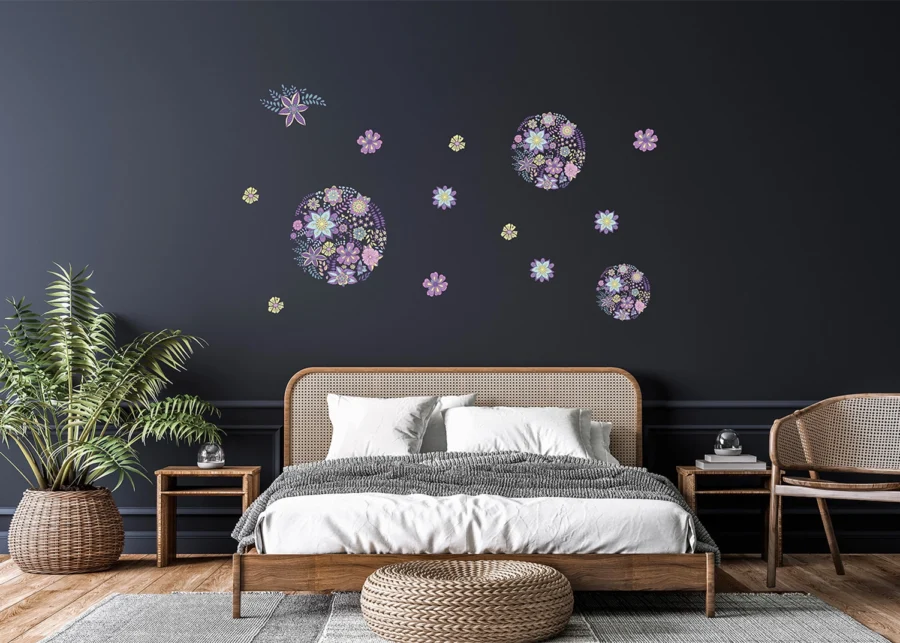Wall Stickers Flowers, 65 x 85 cm, F 1052 - Image 2