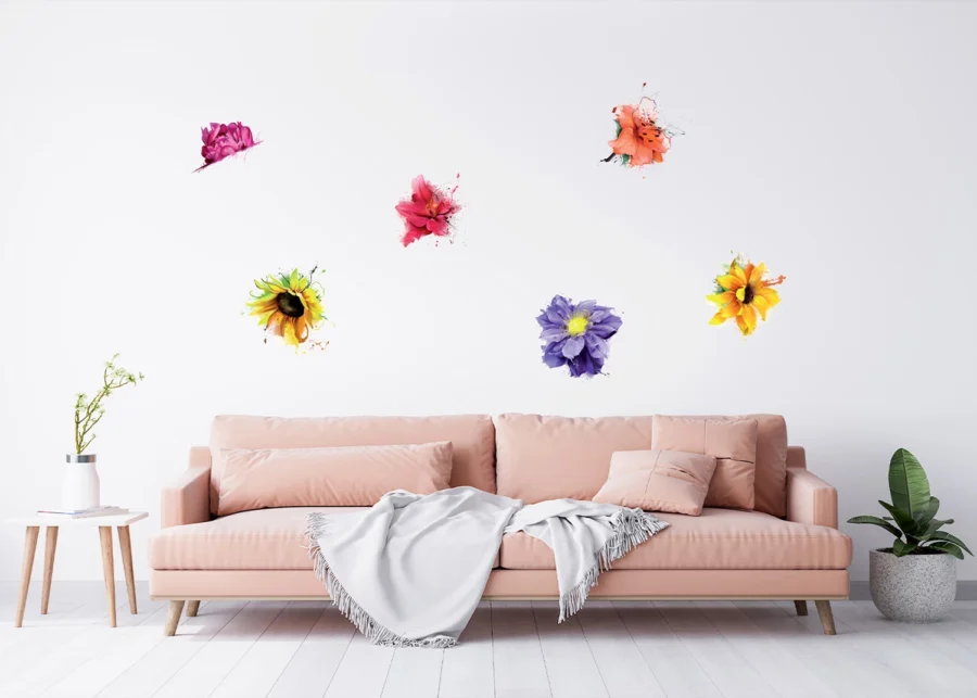 Wall Stickers Flowers, 65 x 85 cm, F 1058 - Image 4