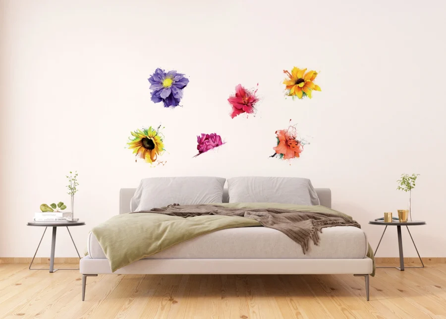 Wall Stickers Flowers, 65 x 85 cm, F 1058 - Image 3