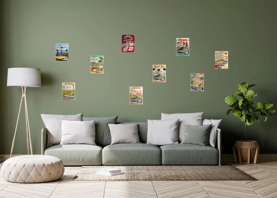 Wall Stickers Cars and Motorcycles, 65 x 85 cm, F 1065 - Image 4