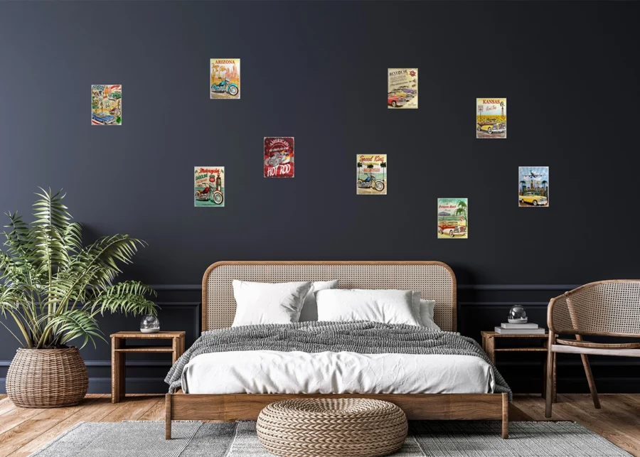 Wall Stickers Cars and Motorcycles, 65 x 85 cm, F 1065 - Image 2
