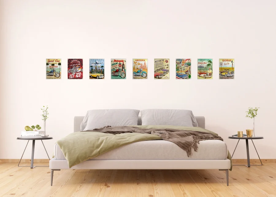 Wall Stickers Cars and Motorcycles, 65 x 85 cm, F 1065 - Image 3